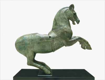 The history of the bronze Statue of Rearing Horse
