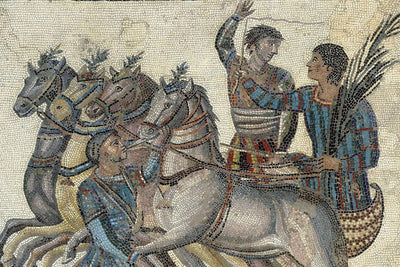 Horse racing Roman mosaics