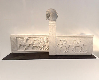 "After Xenophon" A Bas-Relief Sculpture Installation by Sandie Henderson (UK)