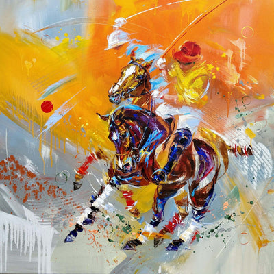 New polo paintings by Anna Cher (UK)