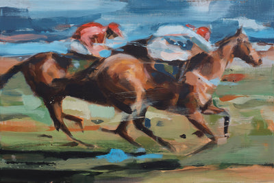 7 artists passionate about horse racing art