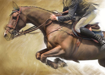 Artworks inspired by Equestrian Olympic sports