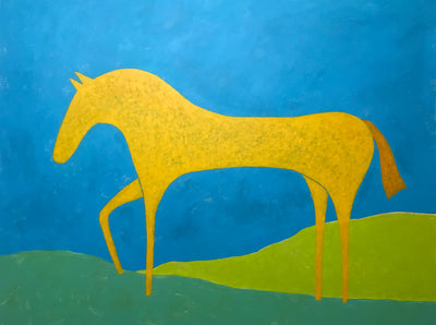 Colored horses by Sharon Pierce McCullough that bring happiness